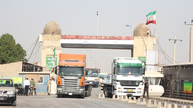 توقیف 25 کامیون متخلف در عراق